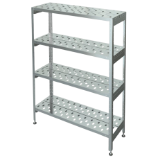 Стеллаж решетчатый 4-х уровневый С-4Р-0,6/1,5/1,6 ОЦ МХМ