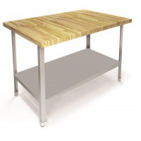 Стол кондитерский СКП 12*8 нерж сплошная полка Hessen