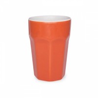 Стакан 300мл d7,5см h11,5см Oxford, керамика, цвет оранжевый