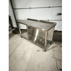 Стол разделочный профи 1500х600х870 с бортом б/у