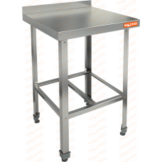 Стол пристенный с бортом и полкой решеткой  HICOLD  НСО-7/6Б ЭН