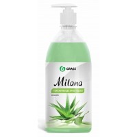 Крем-мыло жидкое увлажняющее "Milana алоэ вера" (флакон 1000 мл) Grass