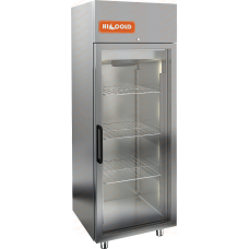 Шкаф холодильный со стеклянными дверьми  HICOLD  A70/1NV
